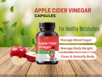 Nature Vedic Apple Cider Vinegar Capsules- for Manage Weight -  - 60 Capsules