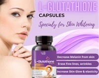 Naure Vedic Nature Vedic L-Glutathione Capsules Enriched With Biotin For Better Skin Texture, Dark Spots & Metabolism | 60 Caps - 60 Capsules