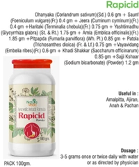Nature Vedic rapicid Churan Ayurvedic Antacid Formula for Chest Burning - 100 gm