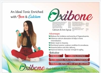 Nature Vedic Oxibone Syrup Ayurvedic Calcium & Iron Supplement For Healthy Bones - 400 ml