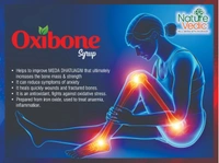 Nature Vedic Oxibone Syrup Ayurvedic Calcium & Iron Supplement For Healthy Bones - 400 ml