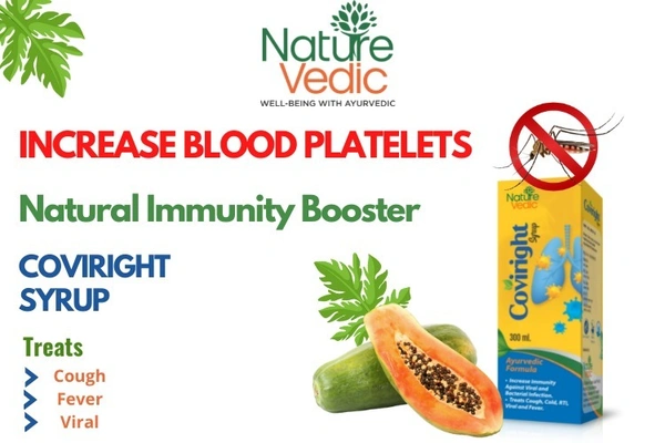 Nature Vedic Coviright Syrup Ayurvedic Health Supplement To Boost Immunity Against Viral & Bacterial Infection | 300 ml - 300 ml