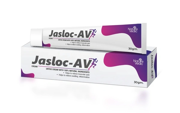 Nature Vedic jasloc-Av Muscular & Joint Pain relief Cream (30gm) - 30 gm