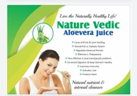 Nature Vedic Herbal Natural & Pure Aloe vera Juice | Natural Nutrient & Internal Cleanser - 500 ml