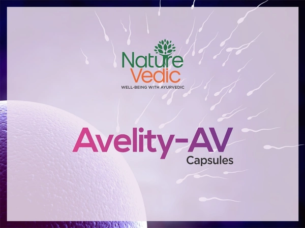 Nature Vedic Avelity - Av Female Fertility Capsules with Putrajeevak & Shivlingi | 30 caps - 30 Capsules