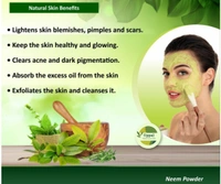 Uppal Natural & Pure Neem Powder for Pimple Free Skin & Natural Black Hair - 100 gm