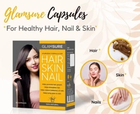 Nature Vedic Hair Skin Nail Capsules  for Skin glow , Hair Growth & Nail Brittleness - 30 Capsules