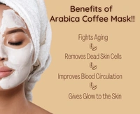 Nature vedic Nature Vedic Skin Brightening Arabica Coffee Face Mask with Chocolate & Coffee Bean Extract - 100 gm