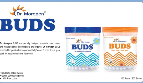Dr Morepen Buds Paper Stick (Blue)