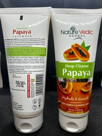 Nature Vedic Papaya Face Wash for Visibly Polished & Glowing Skin