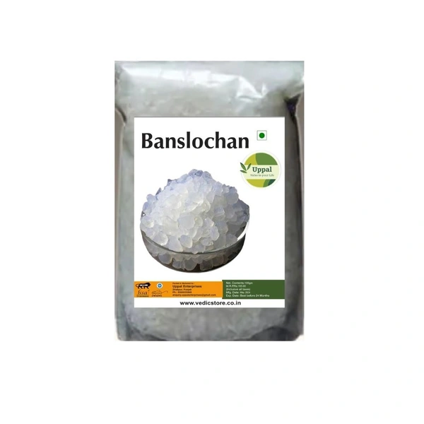 Uppal Natural Banslochan Tabashir for Strengthen Bones, Cough & Cold and control Hair Fall - 100gm