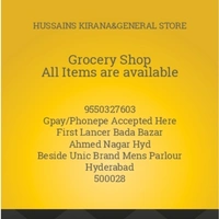 Hussains Kirana&General Store  - Logo