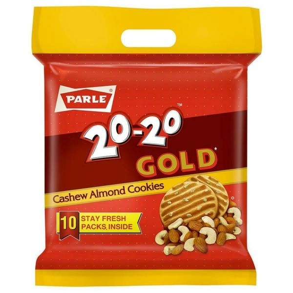 Parle 20-20 Gold Cashew Almond Cookies 1 kg