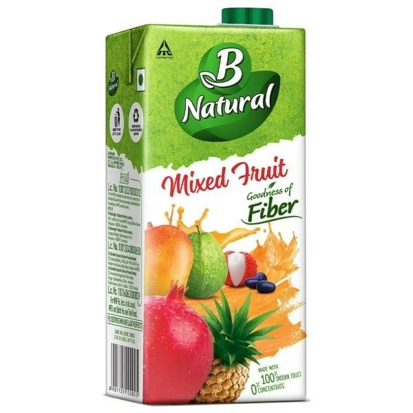 B Natural Mixed Fruit Juice 1 L