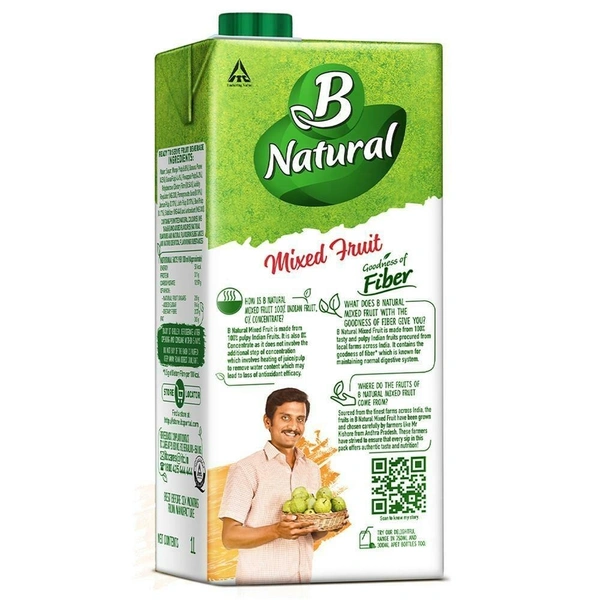 B Natural Mixed Fruit Juice 1 L