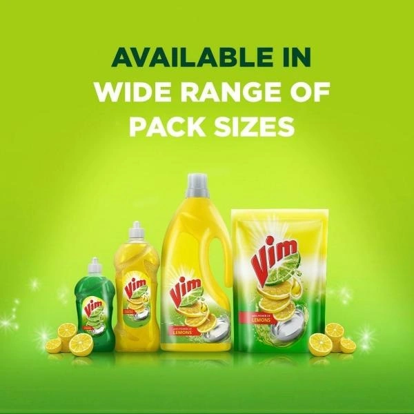 Vim Lemon Dishwash Liquid 750 ml