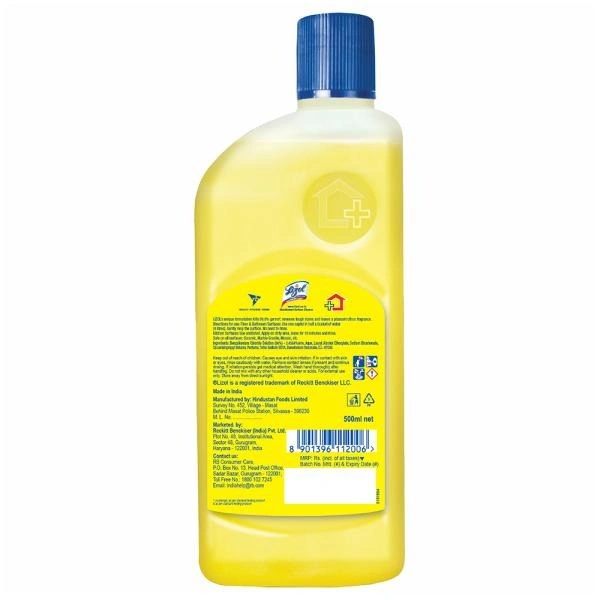 Lizol Citrus Disinfectant Surface Cleaner 500 ml