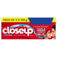 Closeup Everfresh+ Red Hot Gel Toothpaste 150 g (Pack of 2)