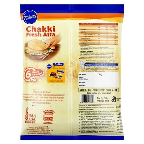Pillsbury Chakki Fresh Atta / Flour 5 kg