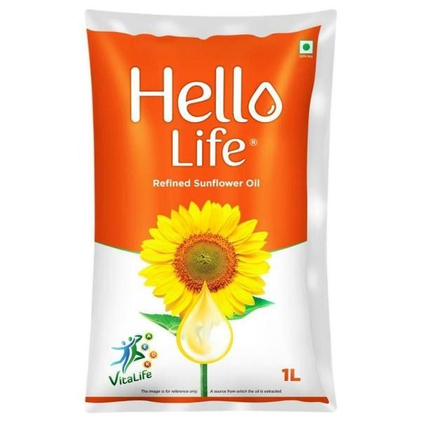 Hello Life Refined Sunflower Oil 1 L