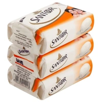 Santoor Almond Soft & Sandal Soap 150 g (Pack of 3)