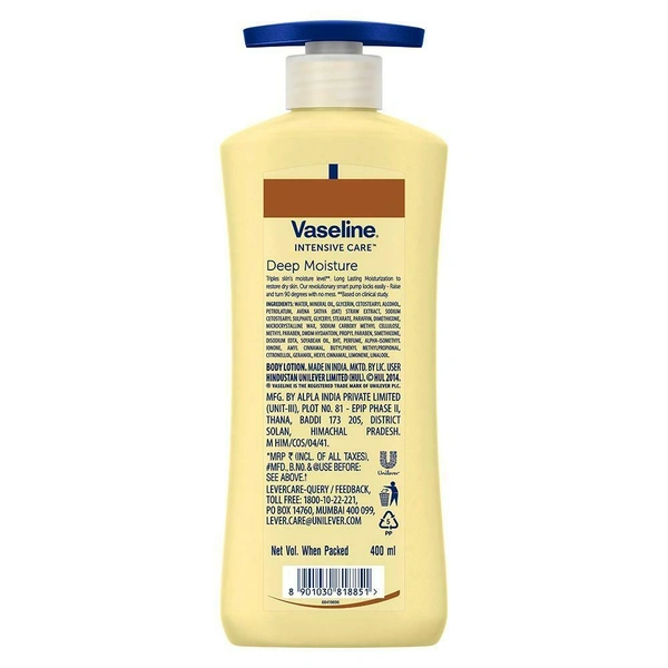 Vaseline Intensive Care Deep Moisture Lotion 400 ml