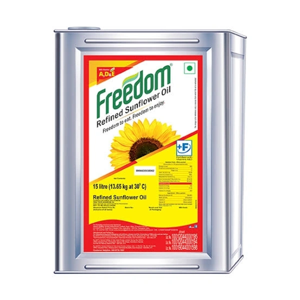 Freedom Refined sunflower Oil 15 KG