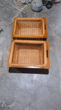 Wicker Kitchen Basket - wooden, 600x500x200mm (22x20x8") proper size