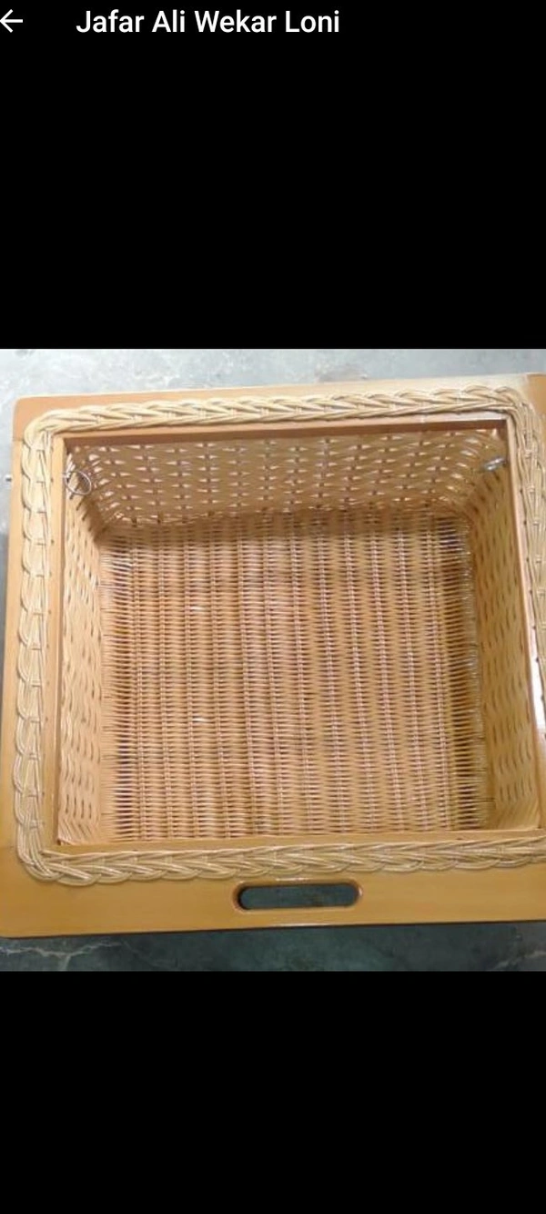 Wicker Kitchen Basket - wooden, 320x500x200mm