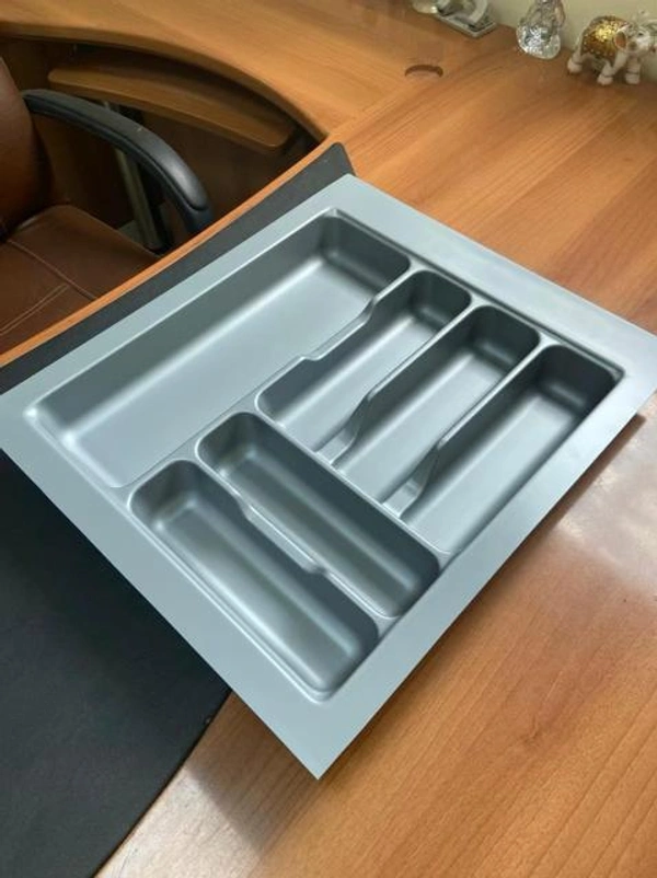 Pvc Cutlery Tray - gray, 600mm ₹750per pc minimum Quantity 10 pc
