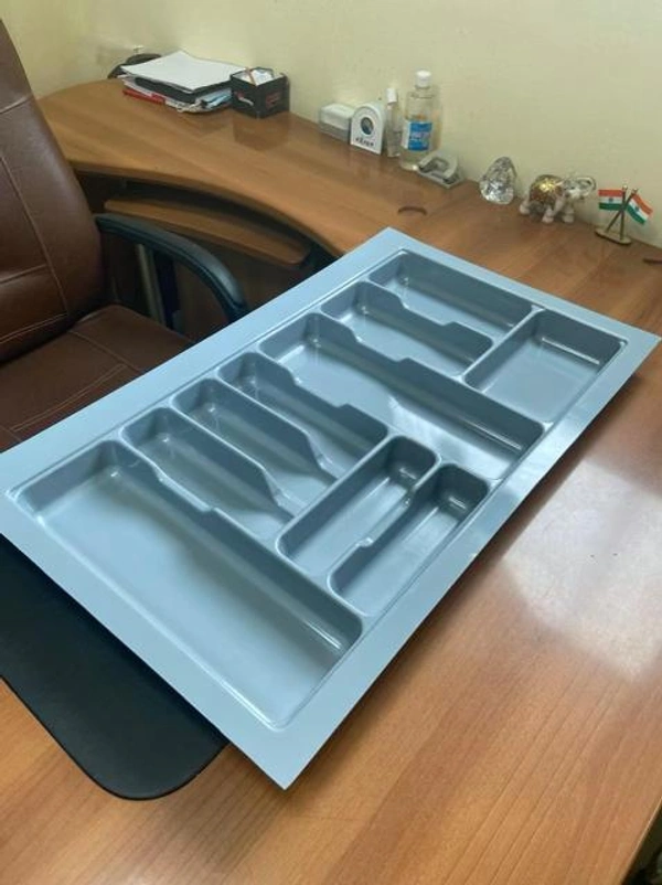 Pvc Cutlery Tray - gray, 900 mm 1100per pc minimum Quantity 15pc