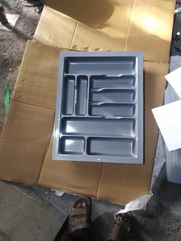 Pvc Cutlery Tray - gray, 450mm 759 per pc minimum Quantity 10 pc