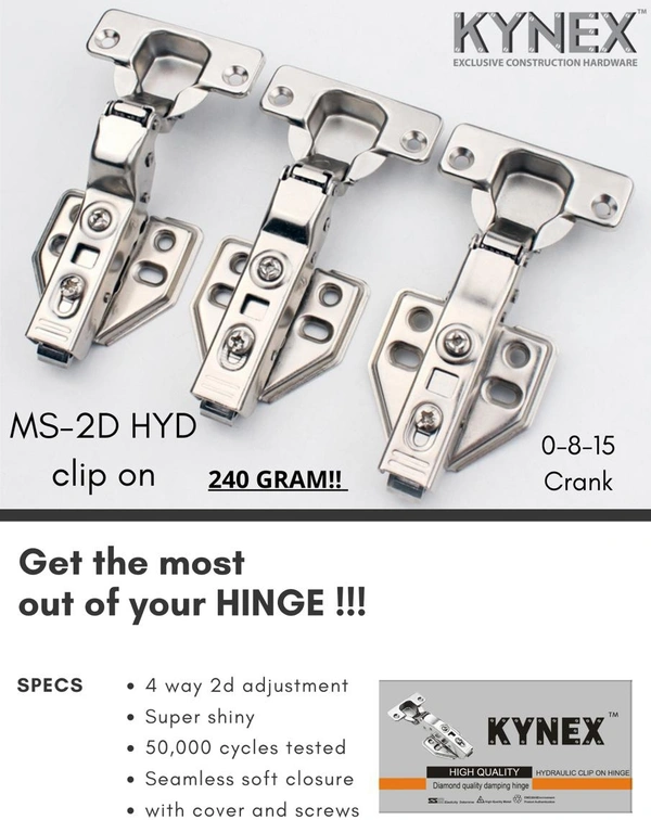 Cilp On ( L Bihari) - steel, 8 crenk L bihari 100per set50set