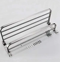 Towel Rack Steel Pipe - steel, 18x12x8" 204steel grade 