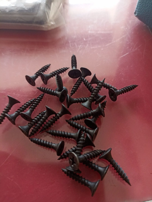 Gypsum Scrow - Black , 6x19mm Black Oxide Best Quality
