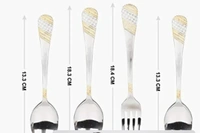 H M Decor Steel Cutlery Set - Steel, 6x2x2