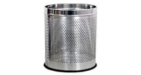 H M Decor Steel Dustbin - Steel, 7x10"
