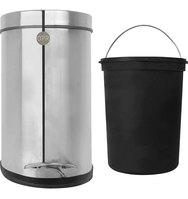 H M Decor Padstal Dustbin - Steel, 7x10x