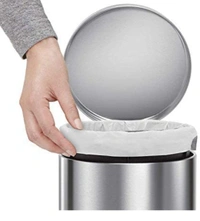 H M Decor Padstal Dustbin - Steel, 7x10x