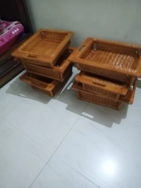 Hm Decor Wicker Cane Basket Original Coconut  - Coconut, 420x500