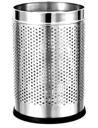 H M Decor Steel Dustbin - Steel, 10x12"