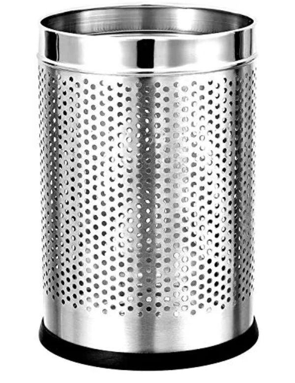 H M Decor Steel Dustbin - Steel, 10x12"