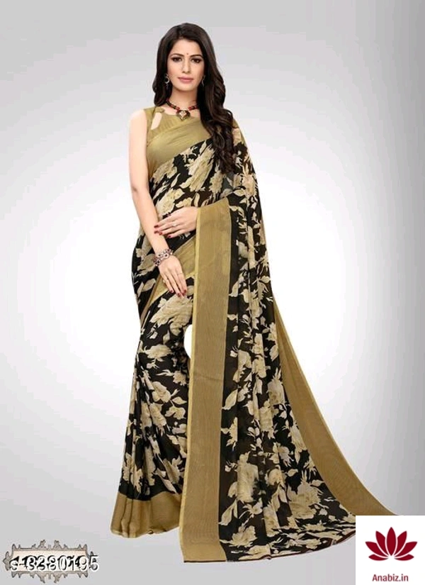 Woman Saree Printed