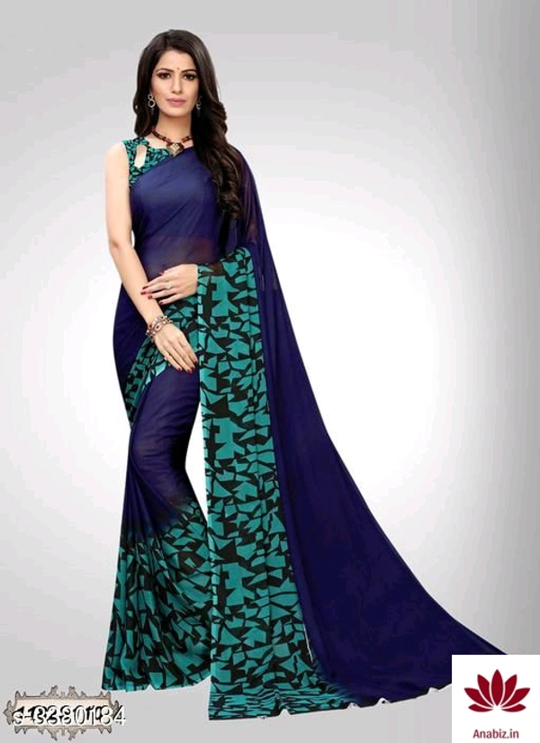 Woman Saree Printed