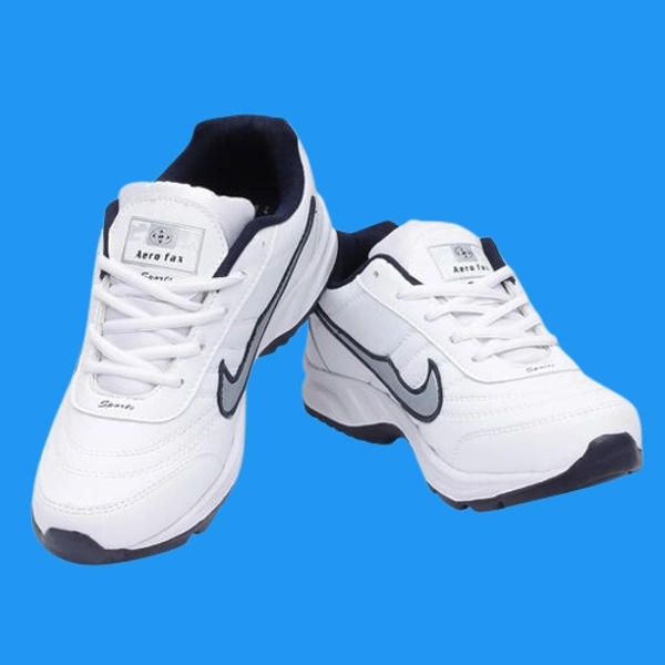 Aero Fax Running Shose For Mens - White, 6