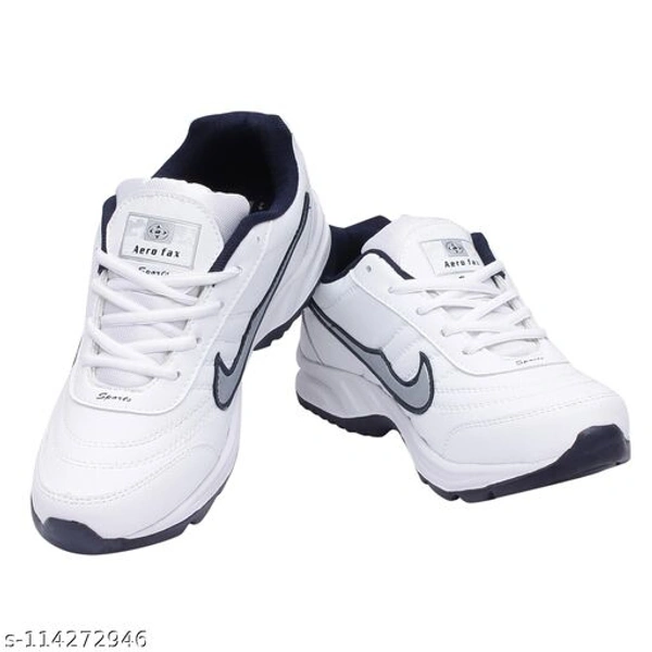 Aero Fax Running Shose For Mens - White, 6