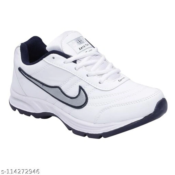Aero Fax Running Shose For Mens - White, 8