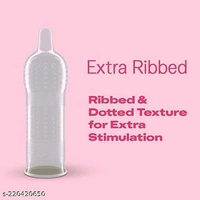 Durex Premium Durex Extra Ribbed Condoms for Men - 10 Count, 