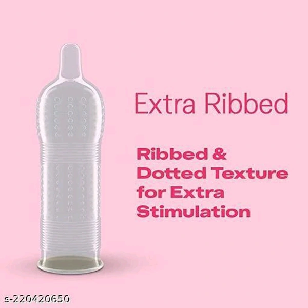 Durex Premium Durex Extra Ribbed Condoms for Men - 10 Count, 