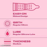 Durex Premium Durex Extra Ribbed Condoms for Men - 10 Count, 